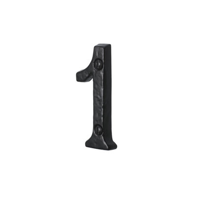 B&Q -  76mm No.4366 Old Hill Ironworks Door Numerals (Number 1)