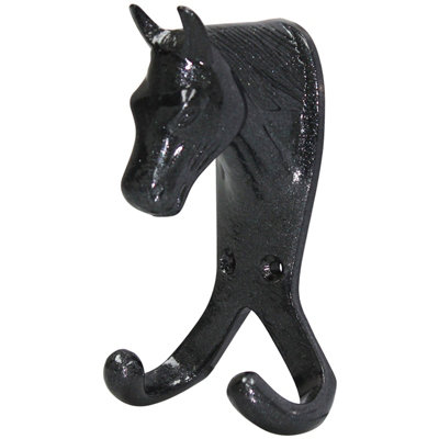 Share Perry Equestrian Horse Head Double Stable/wall HookHorses & Ponies from B&Q