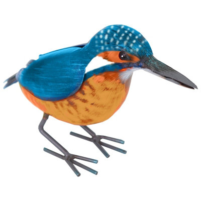 Perry Primus Metal Kingfisher Garden Bird Ornament Gift Idea from B&Q