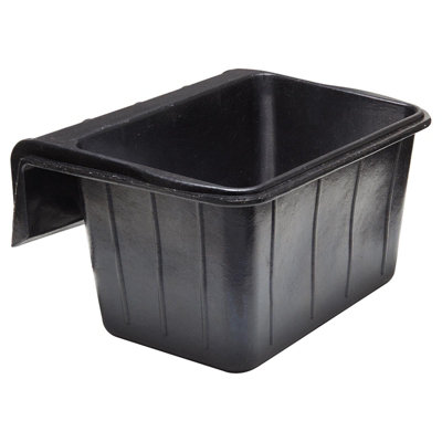 Perry Rubber Hook Over Manger Heavy Duty Feed Bucket Manger Feeding Trough 15L Horse from B&Q