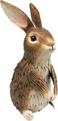 Garden Store Direct Primus Metal Inquisitive Brown Rabbit from B&Q