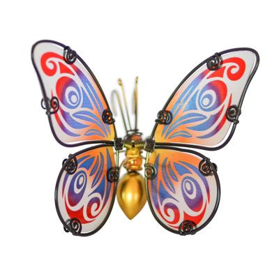 Perry Primus Glass Wing Pot Hanger Garden DecorationButterfly Or Honeybee from B&Q