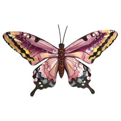 Perry Primus Medium Metal Butterfly Wall Arts Indoor OutdoorVarious Colours from B&Q
