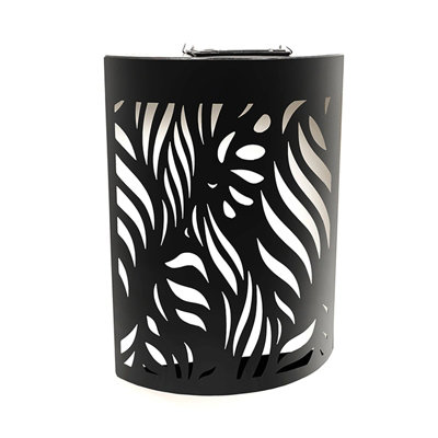 Perry Primus Small Metal Curved Solar Wall Panel Garden Light4 Designs from B&Q