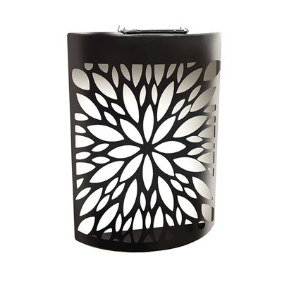 Perry Primus Small Metal Curved Solar Wall Panel Garden Light4 Designs from B&Q