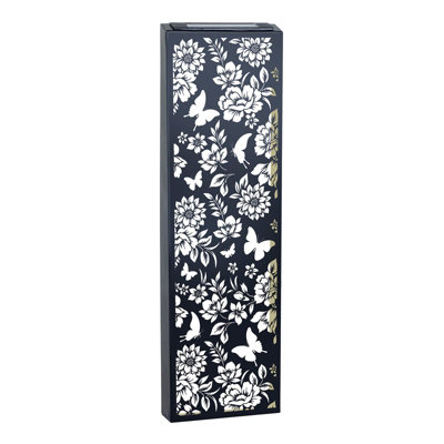Perry Narrow Solar Backlit Garden Wall Art Panels Modern Silhouette Style Decor from B&Q