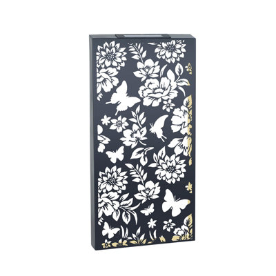 Perry Large Solar Backlit Garden Wall Art Panels Modern Silhouette Style Decor from B&Q