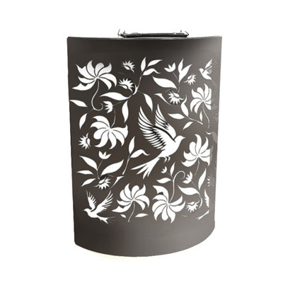 Perry Primus Small Metal Curved Solar Wall Panel Garden Light4 Designs from B&Q