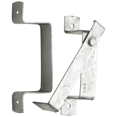 Perry Slip Rail Bracket With FittingsGalvanised from B&Q