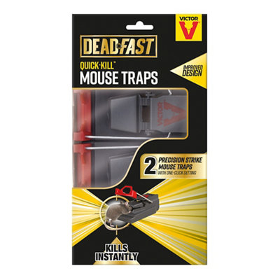 Deadfast Quick Kill Mouse TrapPack Of 2 from B&Q