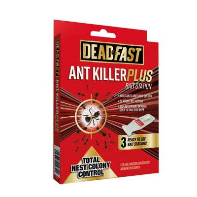 Deadfast Killer Plus Ant Bait Station Gel Pack Of 3 53G from B&Q