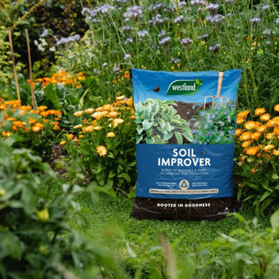 Westland Soil Improver 50L Manure And Bark Blend To Restore Soil Fertility from B&Q