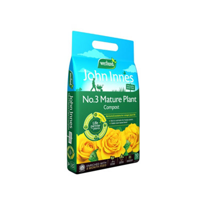 B&Q -  John Innes No.3 Peat-Free Compost 10L