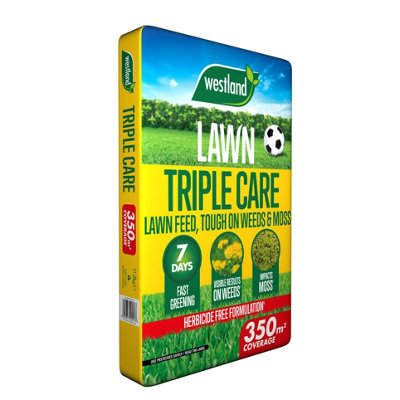 Westland Triple Care Lawn Fertiliser Granules 350M² 11.44Kg from B&Q