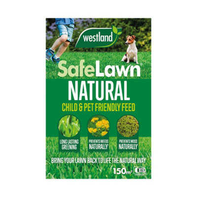 Westland Safelawn Lawn Feed Granules 150M² 5.25Kg from B&Q