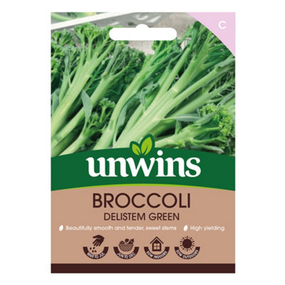 Unwins Broccoli Delistem Green Easy To Grow Seeds from B&Q