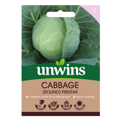 Unwins Cabbage Prestar Easy To Grow Seeds from B&Q