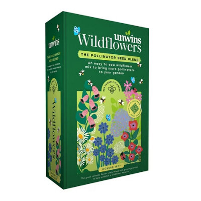 B&Q -  Unwins 3.6Kg Easy Wildflowers Flower Seed Blend & Granular Mix