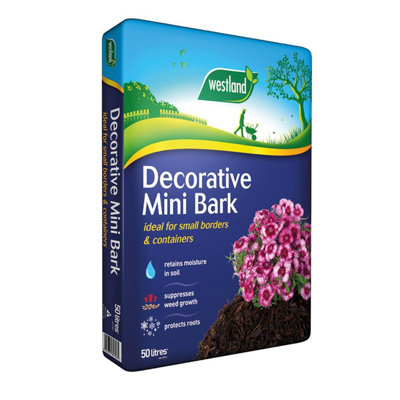 Westland Decorative Mini Bark 50L from B&Q