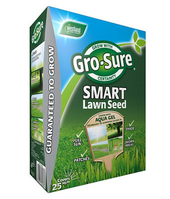 B&Q -  Smart Gel Grass Seeds1Kg 25M²