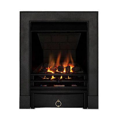 Focal Point Soho Multi Flue Black Manual Control 3.1Kw Gas Fire from B&Q