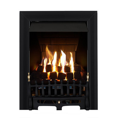 Focal Point Blenheim Multi Flue Black Manual Control 3.1Kw Gas Fire from B&Q