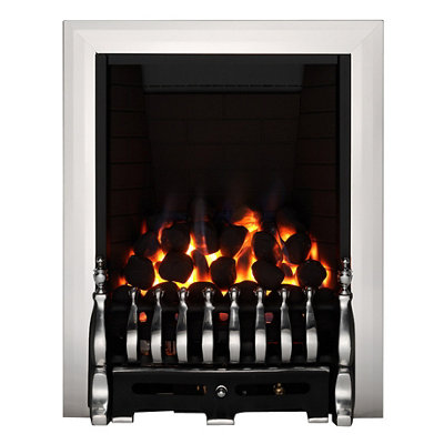 Focal Point Blenheim Full Depth Black Remote Controlled 3.75Kw Gas Fire from B&Q