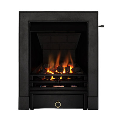 Focal Point Soho Multi Flue Black Slide Control 3.1Kw Gas Fire from B&Q