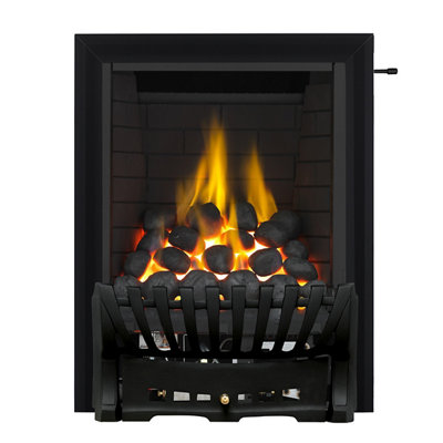 Products | Focal Point Elegance Full Depth Black Slide Control Gas Fire