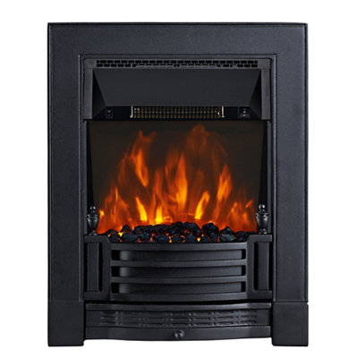 Focal Point Finsbury 2Kw Cast Iron Effect Inset Electric Fire (H)59.6Cm (W)48.5Cm (D)15.4Cm from B&Q