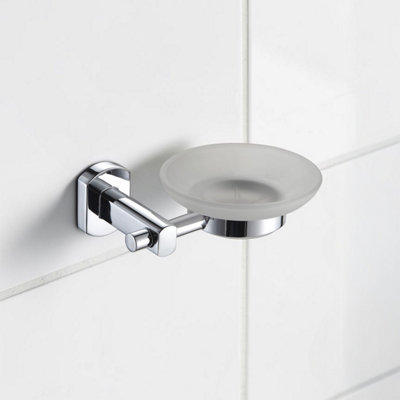 Showerdrape Admiralty Chrome Stainless Steel Wall Mounted Soap Dish from B&Q