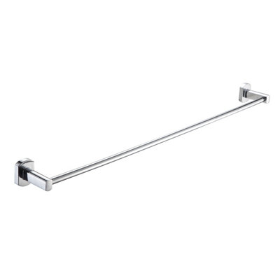 Showerdrape Unisex Silver Admiralty Chrome Stainless Steel Wall Mounted Towel Rail In - Image 3