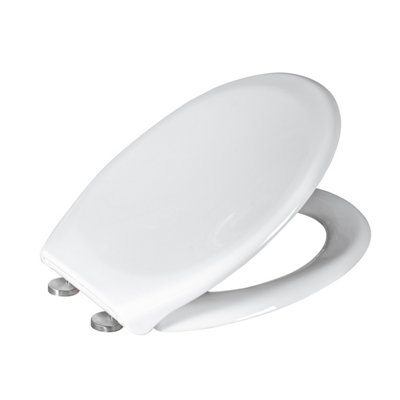 Showerdrape Granada White Quick Release Soft Close Toilet Seat from B&Q