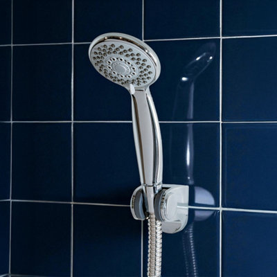 Showerdrape Aquajet Chrome 3-Spray Pattern Shower Head from B&Q