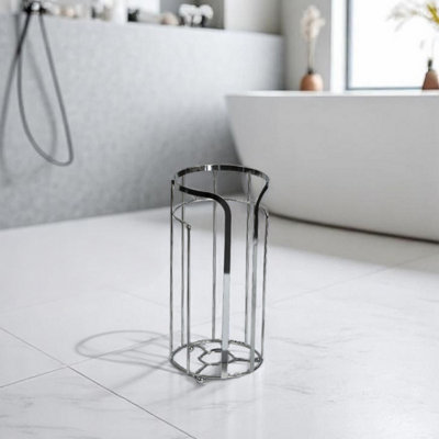 Showerdrape Dante Chrome Spare Toilet Roll Holder from B&Q
