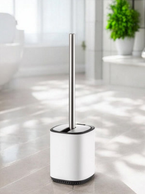 Showerdrape Echo Steel Toilet Brush & Holder - Image 4