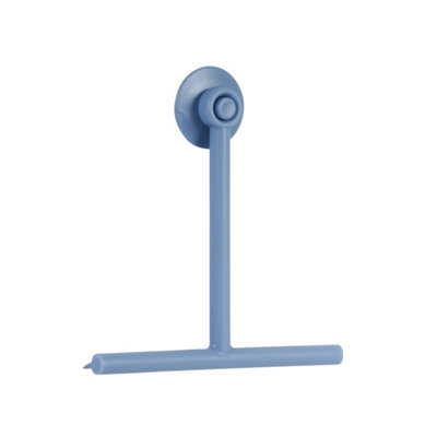 Showerdrape Rocco Blue Bathroom Shower Squeegee from B&Q