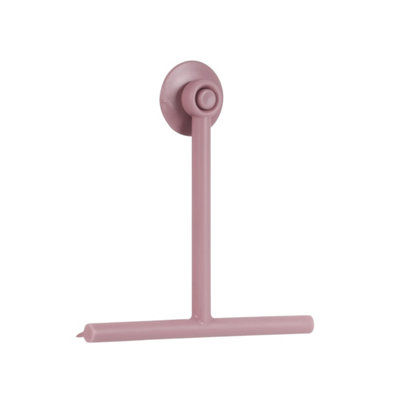 Showerdrape Rocco Pink Bathroom Shower Squeegee from B&Q