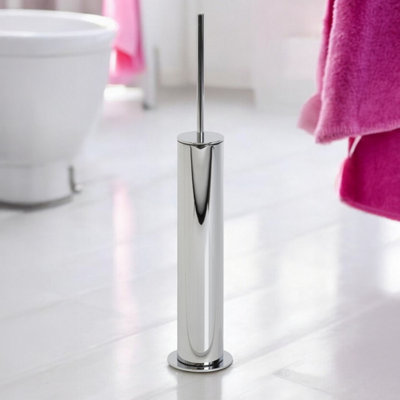 Showerdrape Belgravia Chrome Toilet Brush & Holder from B&Q