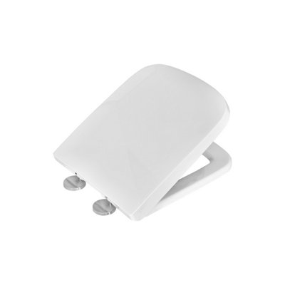 Showerdrape Malaga Square Soft Close Quick Release Adjustable Toilet Seat from B&Q