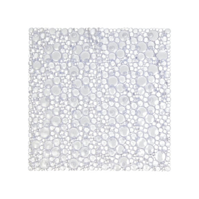 Showerdrape Hyrdro Anti Slip Clear Pvc Shower Mat 50Cm X 50Cm from B&Q