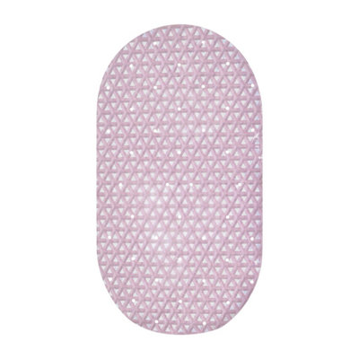 Showerdrape Medina Anti Slip Pink Pvc Bath Mat 69Cm X 36Cm from B&Q