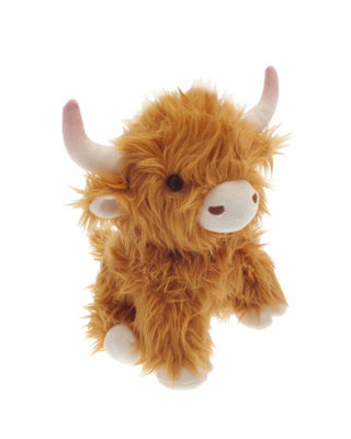 Country Club Highland Cow Brown Door Stop from B&Q