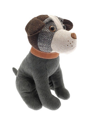 Country Club Jack Russel Grey Door Stop from B&Q