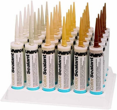 Unika Colorsealant Cs4235 Cherry Wood 310MlWaterproof Acrylic Gap FillerWorktop Sealant KitchenBathroomBedroom Flooring from B&Q