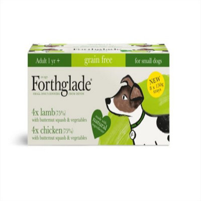 Forthglade Small Dog Adult Grain Free Chicken &lamb 8X150G from B&Q