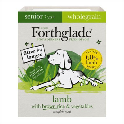 Forthglade Fg Wholegrain Lamb Brown Rice & Veg Comp Senior 395G (Pack Of 18) from B&Q