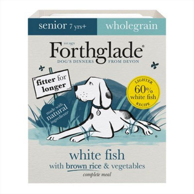 Forthglade Fg Wholegrain Whitefish Brown Rice & Veg Comp Senior 395G X 18 from B&Q