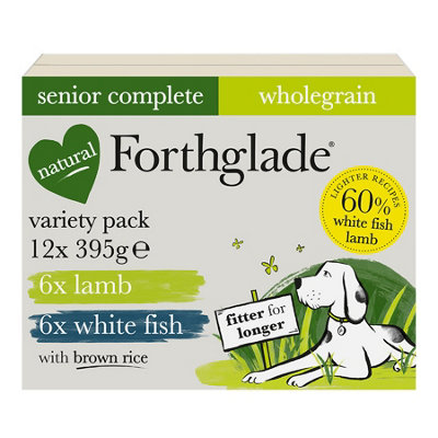 Forthglade Fg Wholegrain Lamb & Fish Brown Rice Comp Senior 12 X 395G from B&Q