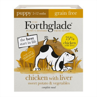 Forthglade Grain Free Chicken Liver & Veg Complete Puppy 395G X 18 from B&Q